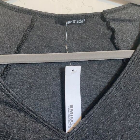 LA Made dark gray dress  - Picture 3 of 7
